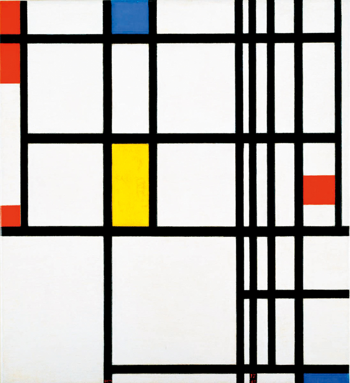  皮特·蒙德里安 Piet Mondrian ——色彩构成7